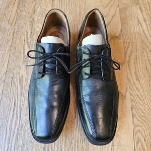 Clarks Black Lace-up Oxfords Men's Size 10.5W